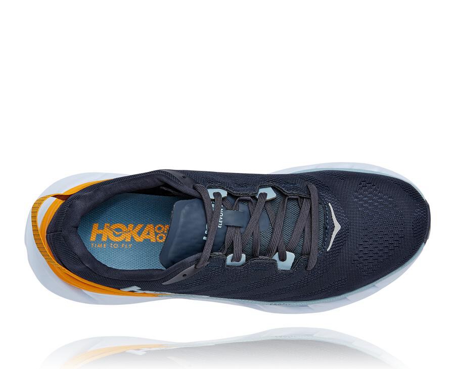 Hoka One One Running Shoes Mens Navy/White - Elevon 2 - 05129KSCF